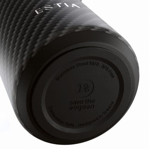 Estia ESTIA ΘΕΡΜΟΣ PULSE  SAVE THE AEGEAN 500ml CARBON FIBRE