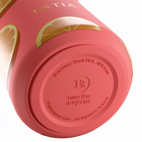Estia ESTIA ΘΕΡΜΟΣ PULSE  SAVE THE AEGEAN 500ml ORANGE POP