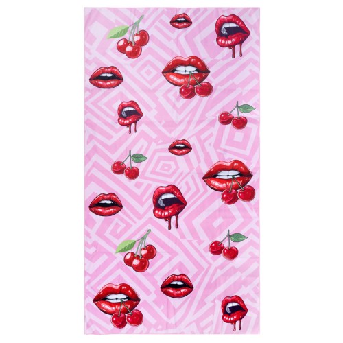 Estia ESTIA ΠΕΤΣΕΤΑ ΘΑΛΑΣΣΗΣ MICROFIBER ΜΕ ΤΣΑΝΤΑΚΙ BLUSH POP