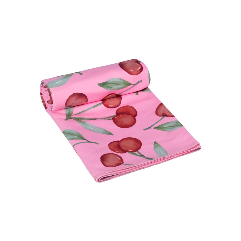 Estia ESTIA ΠΕΤΣΕΤΑ ΘΑΛΑΣΣΗΣ MICROFIBER ΜΕ ΤΣΑΝΤΑΚΙ CHERRY ROSE