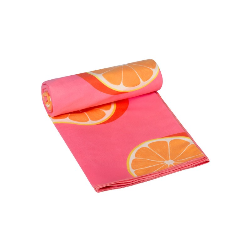 Estia ESTIA ΠΕΤΣΕΤΑ ΘΑΛΑΣΣΗΣ MICROFIBER ΜΕ ΤΣΑΝΤΑΚΙ ORANGE POP