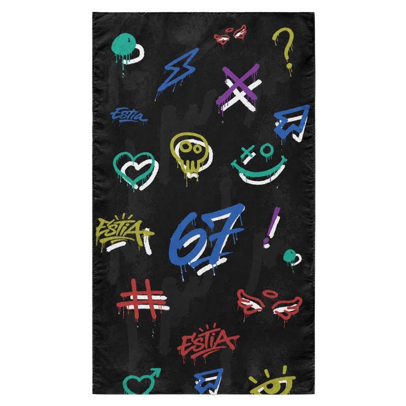 Estia ESTIA ΠΕΤΣΕΤΑ ΘΑΛΑΣΣΗΣ MICROFIBER ΜΕ ΤΣΑΝΤΑΚΙ SIX SEVEN