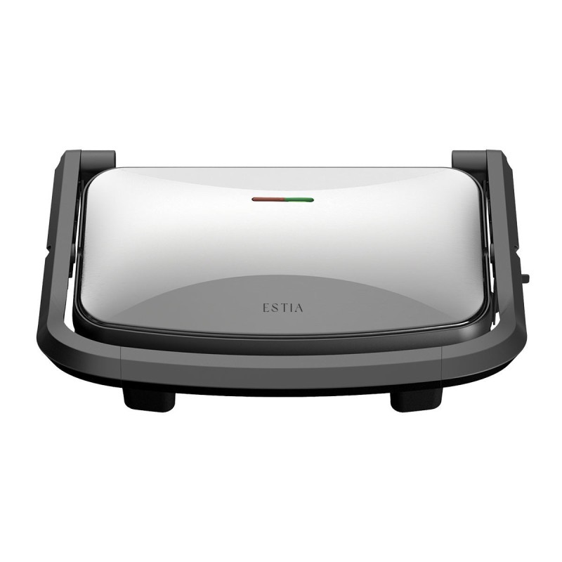 Estia ESTIA ΤΟΣΤΙΕΡΑ INOXSENSE 2 ΘΕΣΕΩΝ 1000W ΜΕ ΑΝΤΙΚΟΛΛΗΤΙΚΕΣ ΠΛΑΚΕΣ