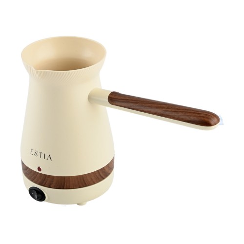 Estia ESTIA ΗΛΕΚΤΡΙΚΟ ΜΠΡΙΚΙ PURE CREAM 1000W ΜΕ ΑΠΟΣΠΩΜΕΝΗ ΒΑΣΗ 360° 0.25Lt ΚΡΕΜ