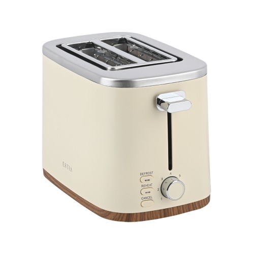 Estia ESTIA ΦΡΥΓΑΝΙΕΡΑ  PURE CREAM 2 ΘΕΣΕΩΝ 800W ΚΡΕΜ
