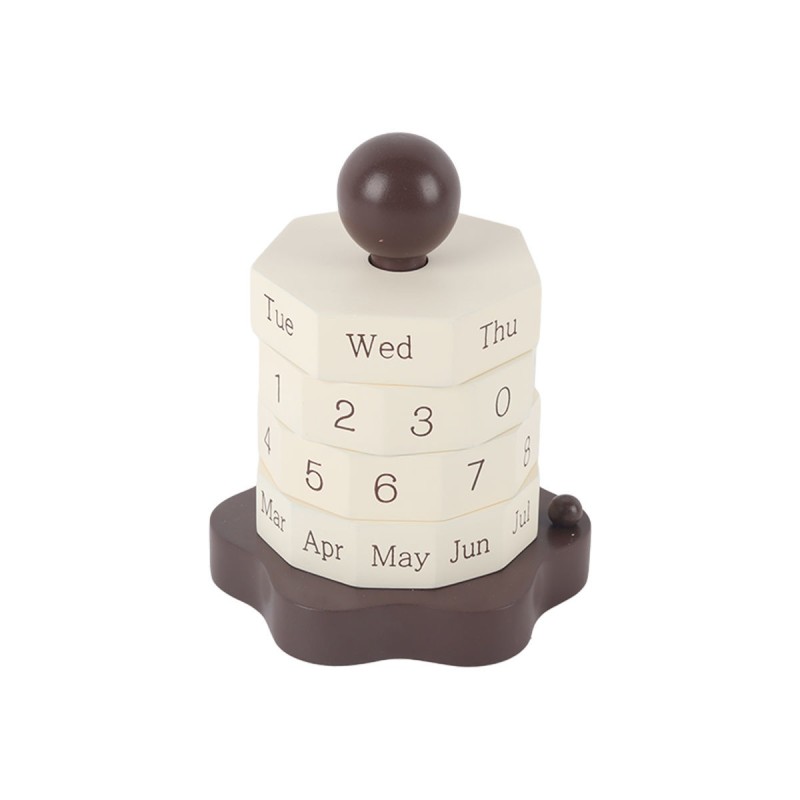 Estia ESTIA ΞΥΛΙΝΟ ΔΙΑΚΟΣΜΗΤΙΚΟ ΗΜΕΡΟΛΟΓΙΟ FIBRA 10x13cm