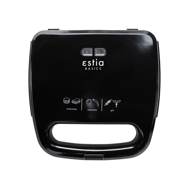 Estia ΤΟΣΤΙΕΡΑ BLACK PLUS 2 ΘΕΣΕΩΝ 750w ΜΑΥΡΗ