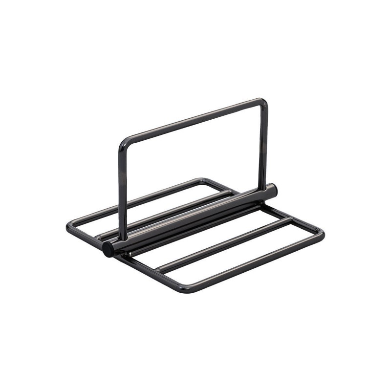 Estia ESTIA ΧΑΡΤΟΠΕΤΣΕΤΟΘΗΚΗ NICKEL BLACK ΑΠΟ ΚΡΑΜΑ ΨΕΥΔΑΡΓΥΡΟΥ