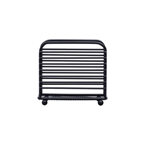 Estia ESTIA ΧΑΡΤΟΠΕΤΣΕΤΟΘΗΚΗ ΟΡΘΙΑ METAL BLACK ΜΕΤΑΛΛΙΚΗ