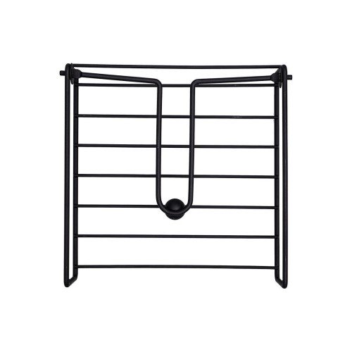 Estia ESTIA ΧΑΡΤΟΠΕΤΣΕΤΟΘΗΚΗ ΤΕΤΡΑΓΩΝΗ METAL BLACK ΜΕΤΑΛΛΙΚΗ