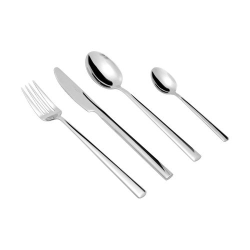 Estia ESTIA ΣΕΤ ΜΑΧΑΙΡΟΠΙΡΟΥΝΑ PRESTIGE SILVER ΑΝΟΞΕΙΔΩΤΟ ΑΤΣΑΛΙ 18/0 24 ΤΕΜ.