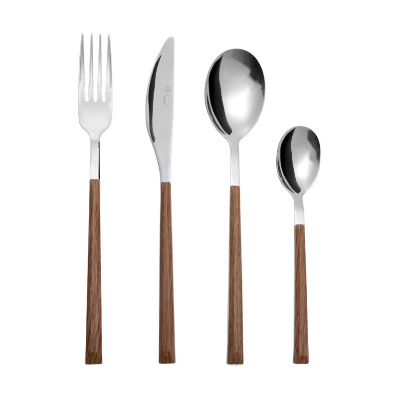 Estia ESTIA ΣΕΤ ΜΑΧΑΙΡΟΠΙΡΟΥΝΑ SAVANNA ΑΝΟΞΕΙΔΩΤΟ ΑΤΣΑΛΙ 18/0 24 ΤΕΜ.