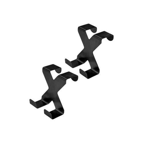 Estia ESTIA ΚΡΕΜΑΣΤΡΑ ΔΙΠΛΗ ΜΕΤΑΛΙΚΗ ΜΑΥΡΗ ΣΕΤ 2 TEM.