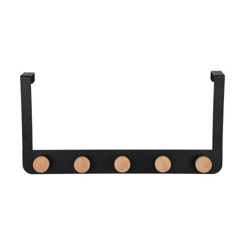 Estia ESTIA ΚΡΕΜΑΣΤΡΑ ΠΟΡΤΑΣ ΠΕΝΤΑΠΛΗ ΜΕΤΑΛΛΙΚΗ ΜΑΥΡΗ