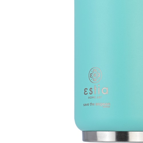 Estia ESTIA ΘΕΡΜΟΣ TRAVEL CUP SAVE THE AEGEAN 300ml BERMUDA GREEN