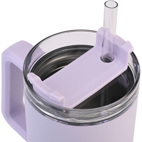 Estia Θερμός Straw Tumbler HOMELY  900ml Lavender Fog