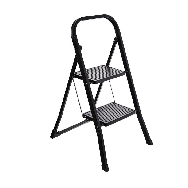 Estia ESTIA ΣΚΑΛΟΣΚΑΜΠΟ NEO BLACK ΜΕ 2 ΣΚΑΛΙΑ 46x55x81cm