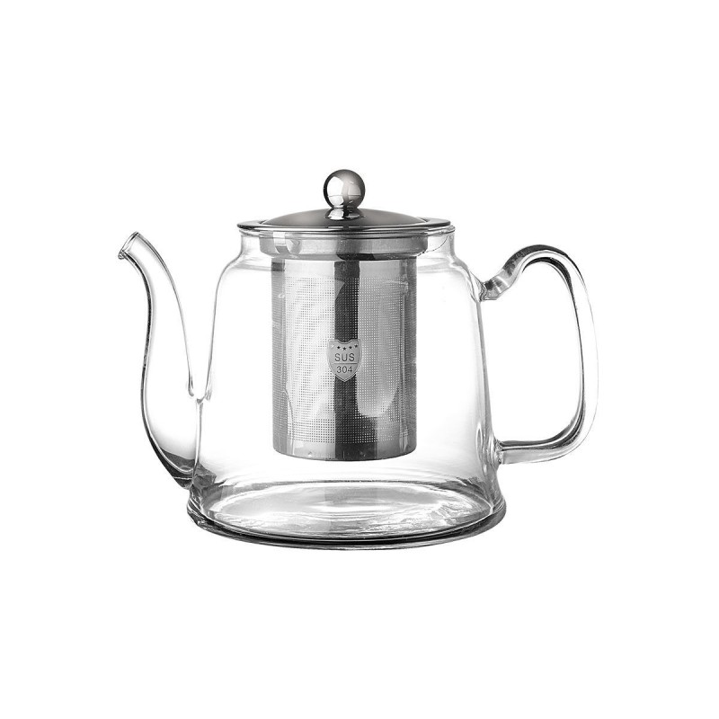 Estia Τσαγιέρα γυάλινη 1000ml με ανοξείδωτο φίλτρο