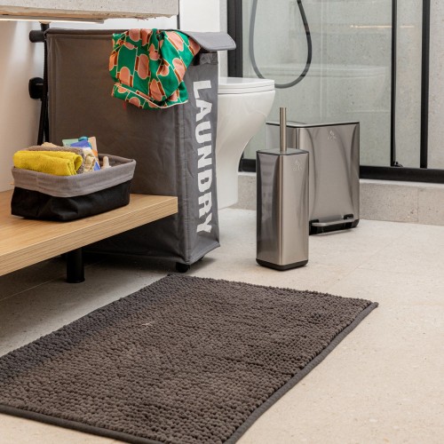 Estia ESTIA ΧΑΡΤΟΔΟΧΕΙΟ ΜΠΑΝΙΟΥ CUBIC SOFT CLOSE 6lt ΙΝΟΞ