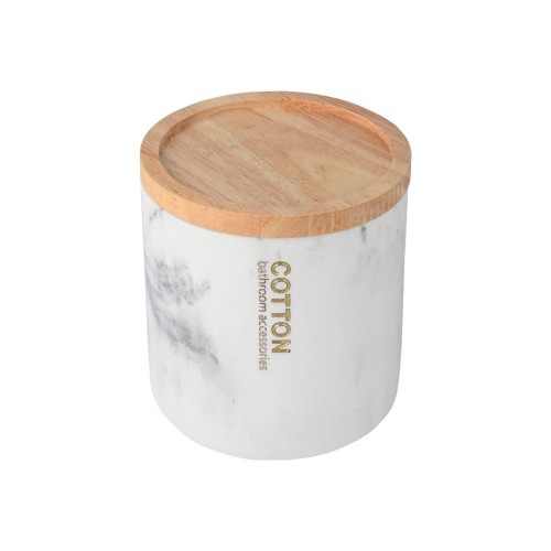 Estia Δοχείο για βαμβάκι MARBLE