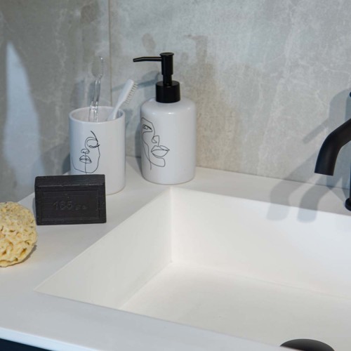 Estia Ποτηράκι μπάνιου LINE ART Λευκό