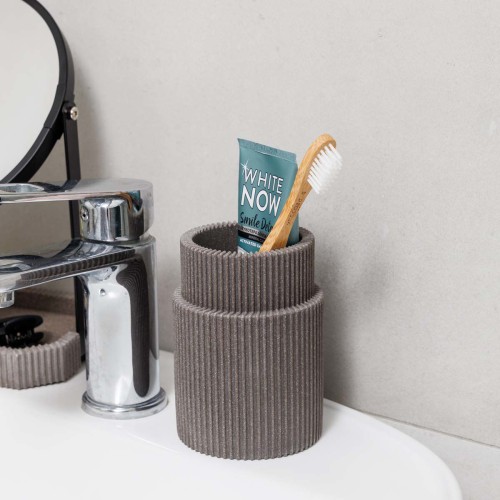 Estia Ποτηράκι μπάνιου WIRE Ρητίνης Γκρί