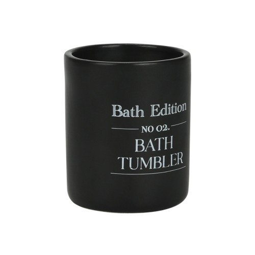 Estia Ποτηράκι μπάνιου MYST STONEWARE Μαύρο