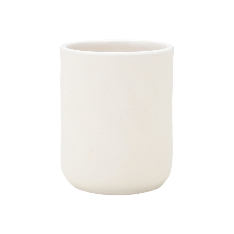 Estia Ποτηράκι μπάνιου RIPPLE Κεραμικό Λευκό