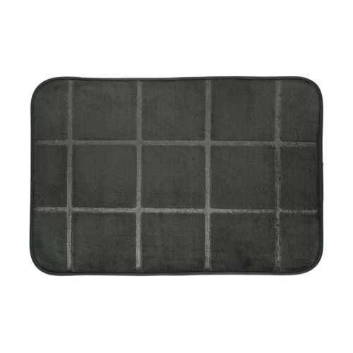 Estia Ταπέτα μπάνιου TILES 40x60cm Μαύρο