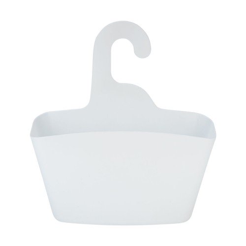 Estia Θήκη οργάνωσης μπάνιου κρεμαστή 24x7x25cm Λευκή