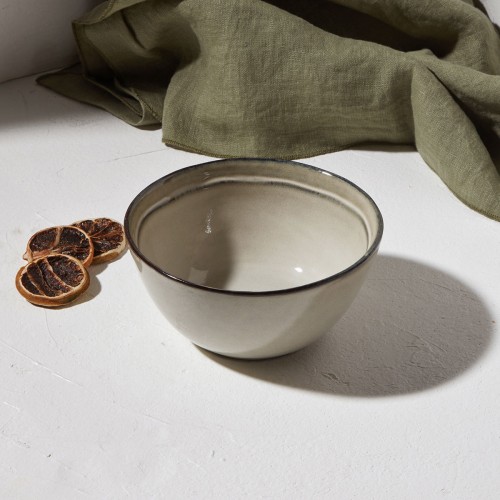 Estia ESTIA ΜΠΟΛ DELINE STONEWARE 15cm DOVE