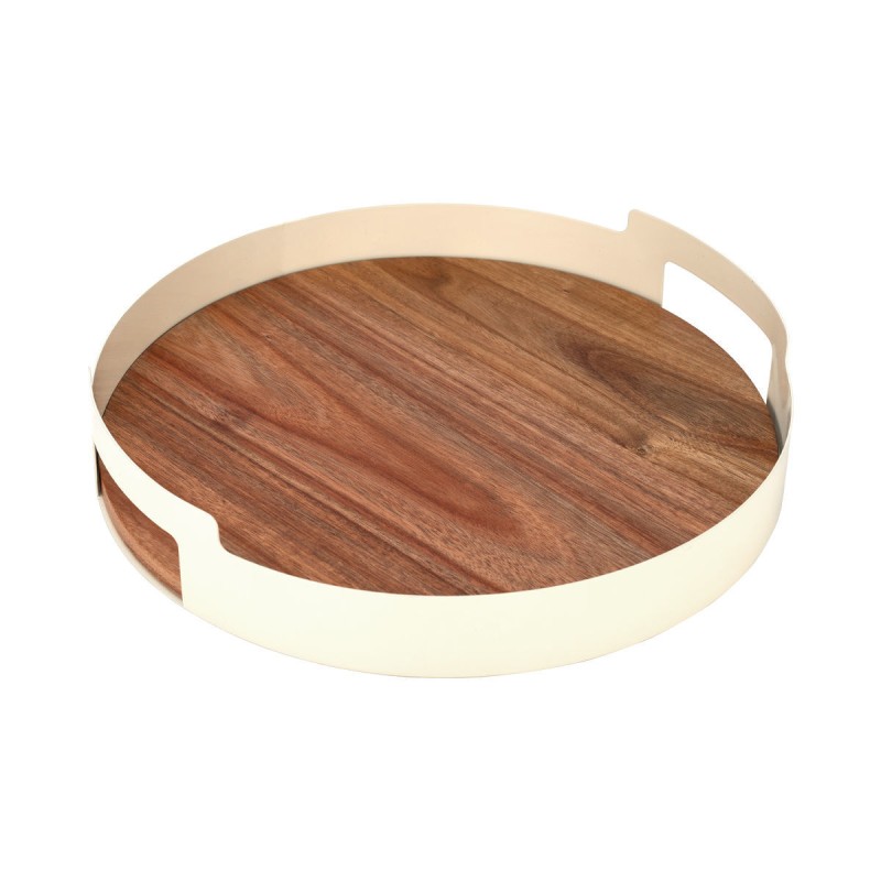 Estia Δίσκος σερβιρίσματος Allure μεταλλικός Ivory