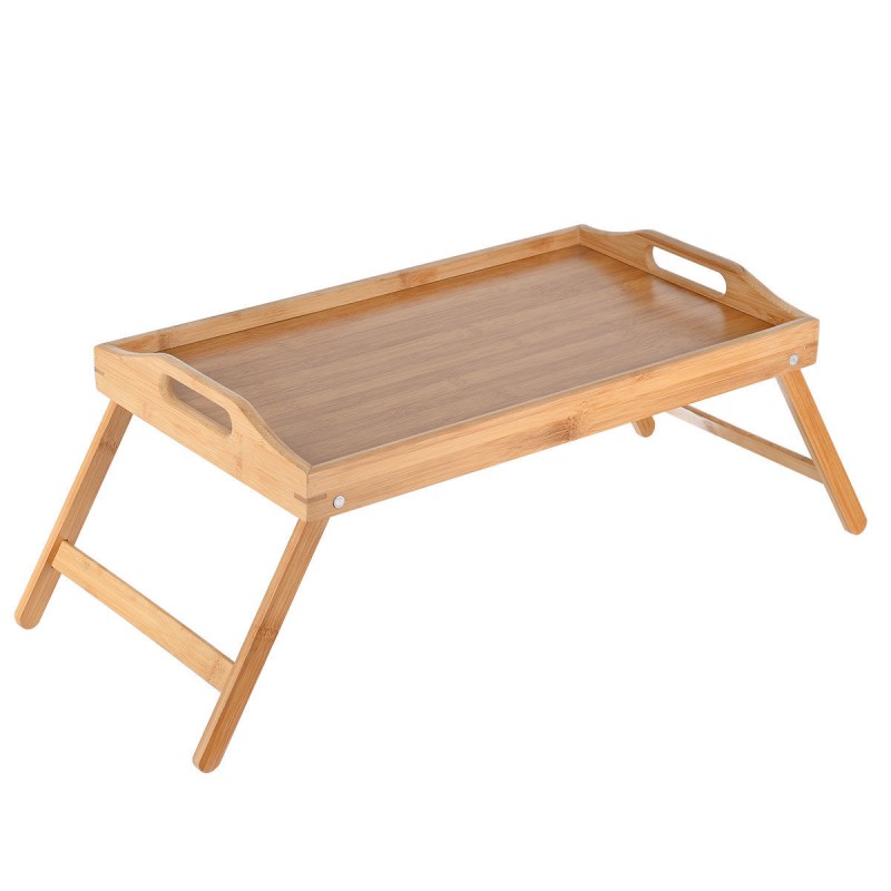 Estia Δίσκος σερβιρίσματος Bamboo Essentials 50x30x21cm με αναδιπλούμενα πόδια