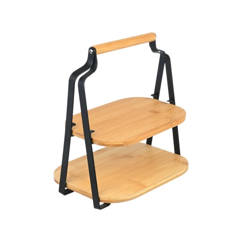 Estia Δίσκος σερβιρίσματος Bamboo Essentials διόροφος