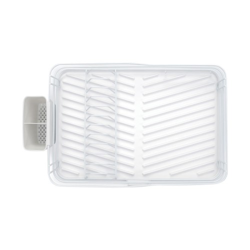 Estia ESTIA ΠΙΑΤΟΘΗΚΗ ΜΟΝΗ ΜΕΤΑΛΛΙΚΗ 43x31cm ΛΕΥΚΗ