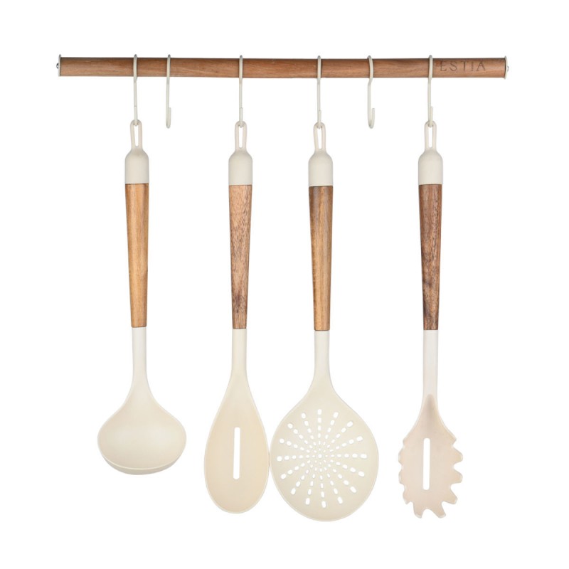 Estia Κρεμάστρα κουζίνας Allure επιτοίχια με γάντζους 6 θέσεων