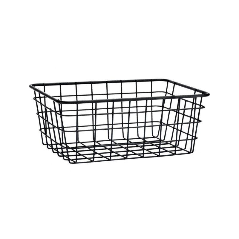 Estia Καλάθι οργάνωσης μεταλλικό 22x16x12cm Μαύρο
