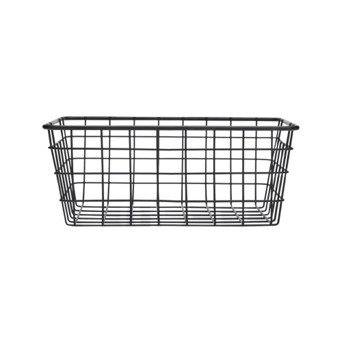 Estia Καλάθι οργάνωσης μεταλλικό 22x16x12cm Μαύρο