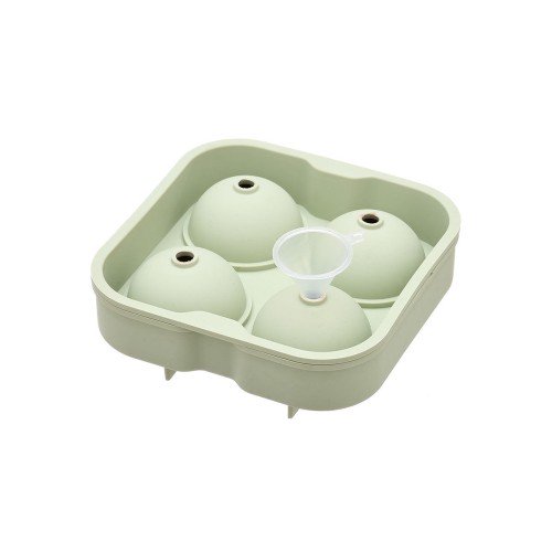 Estia Παγοθήκη σιλικόνης 4 θέσεων σφαιρικό σχήμα Mint