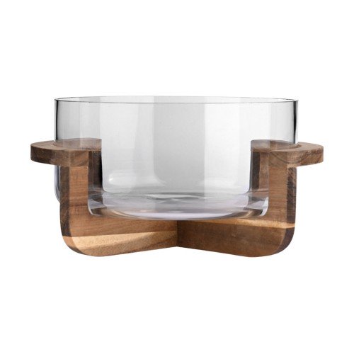 Estia Σαλατιέρα Allure με ξύλινη βάση 30CM