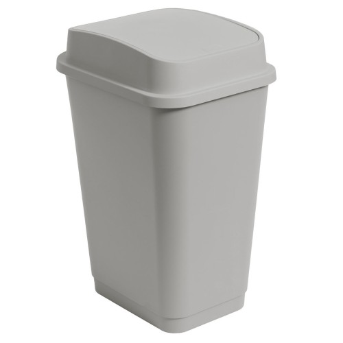 Estia ΚΑΔΟΣ ΑΠΟΡΡΙΜΑΤΩΝ FLIPTOP 2 50lt ΓΚΡΙ
