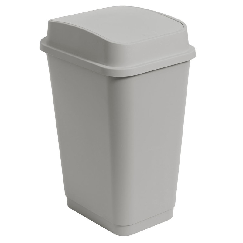 Estia ΚΑΔΟΣ ΑΠΟΡΡΙΜΑΤΩΝ FLIPTOP 2 50lt ΓΚΡΙ