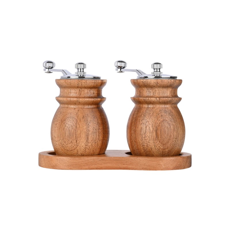 Estia ESTIA ΜΥΛΟΙ ΓΙΑ ΑΛΑΤΙ/ΠΙΠΕΡΙ ALLURE ΞΥΛΙΝΟΙ ΣΕΤ 2 ΤΕΜ. ΜΕ ΒΑΣΗ