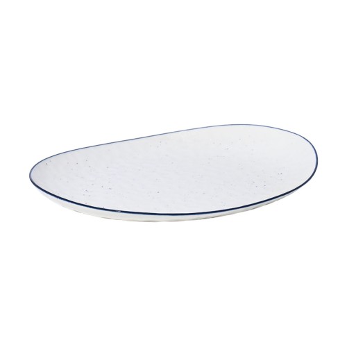 Estia ESTIA ΠΙΑΤΟ ΡΗΧΟ PEBBLES ΠΟΡΣΕΛΑΝΙΝΟ 28cm