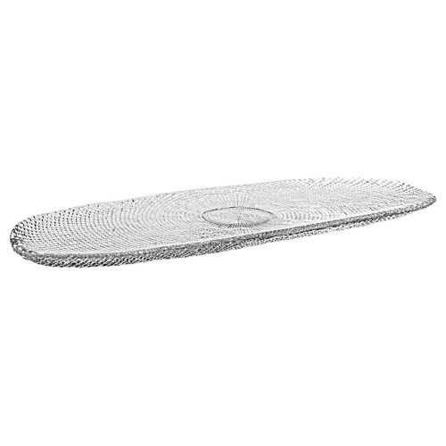 Estia ESTIA ΔΙΣΚΟΣ ΣΕΡΒΙΡΙΣΜΑΤΟΣ ROCHE ΓΥΑΛΙΝΟΣ 42x17x2cm