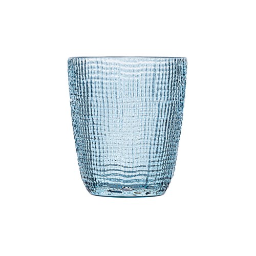 Estia ESTIA ΠΟΤΗΡΙ ΝΕΡΟΥ ΧΑΜΗΛΟ ΓΥΑΛΙΝΟ ROCHE 310ml ΜΠΛΕ