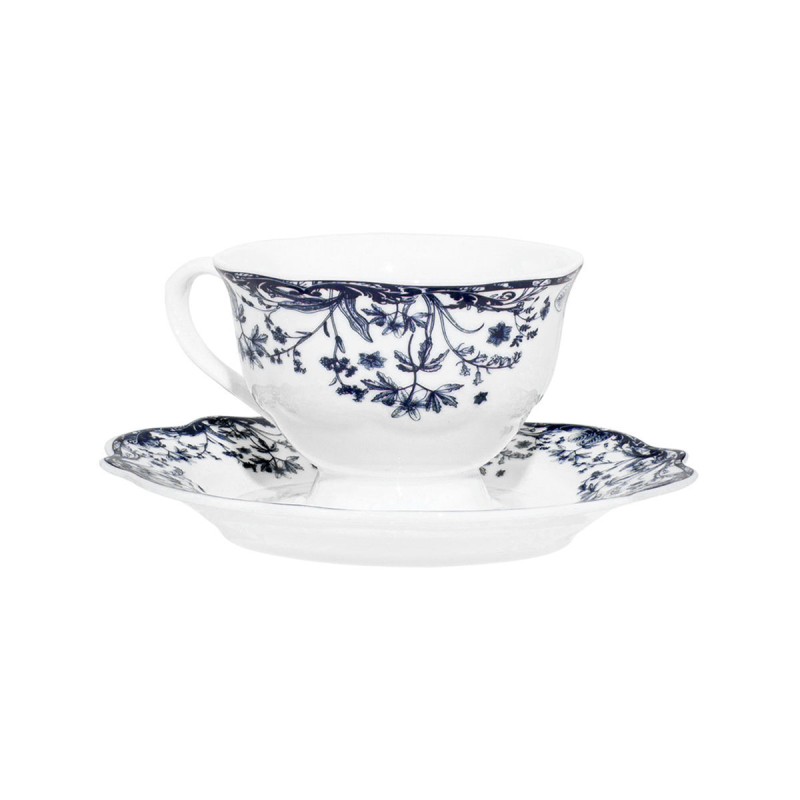 Estia ESTIA ΦΛΥΤΖΑΝΙ ΚΑΦΕ REVERIE BLUE 220ml ΜΕ ΠΙΑΤΑΚΙ