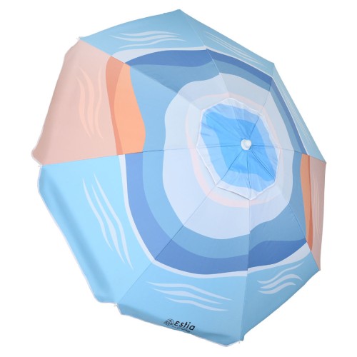 Estia ESTIA ΟΜΠΡΕΛΑ ΘΑΛΑΣΣΗΣ SERENE SHORES ΜΕ ΠΡΟΣΤΑΣΙΑ UPF 50+ ΑΛΟΥΜΙΝΙΟΥ 2m