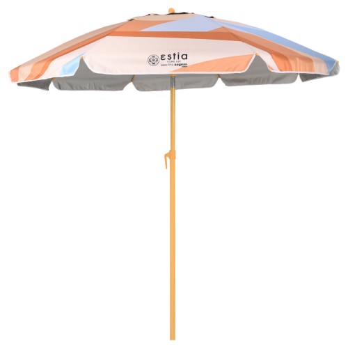 Estia ESTIA ΟΜΠΡΕΛΑ ΘΑΛΑΣΣΗΣ SUMMER DAZE ΜΕ ΠΡΟΣΤΑΣΙΑ UPF 50+ ΑΛΟΥΜΙΝΙΟΥ 2m