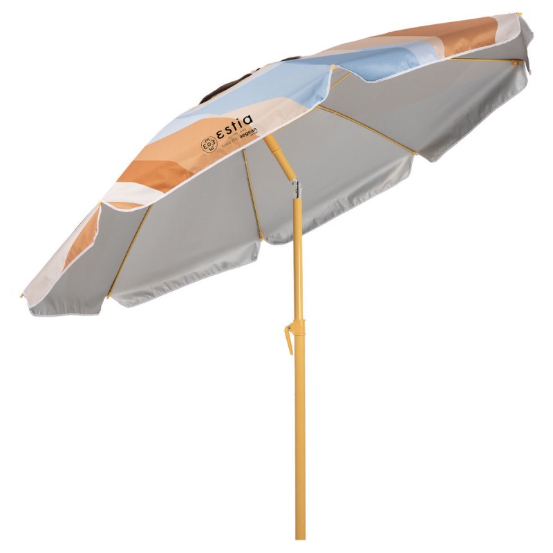 Estia ESTIA ΟΜΠΡΕΛΑ ΘΑΛΑΣΣΗΣ SUMMER DAZE ΜΕ ΠΡΟΣΤΑΣΙΑ UPF 50+ ΑΛΟΥΜΙΝΙΟΥ 2m